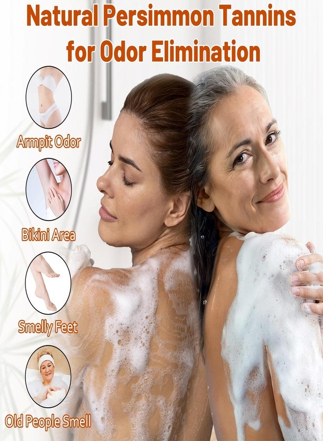 MR.A Persimmon Body Wash for Strong Body Odor, Persimmon Liquid Soap for Old People Smell, Nonenal Eliminator Purifying & Deodorizing Wash 10FL OZ - Image 3